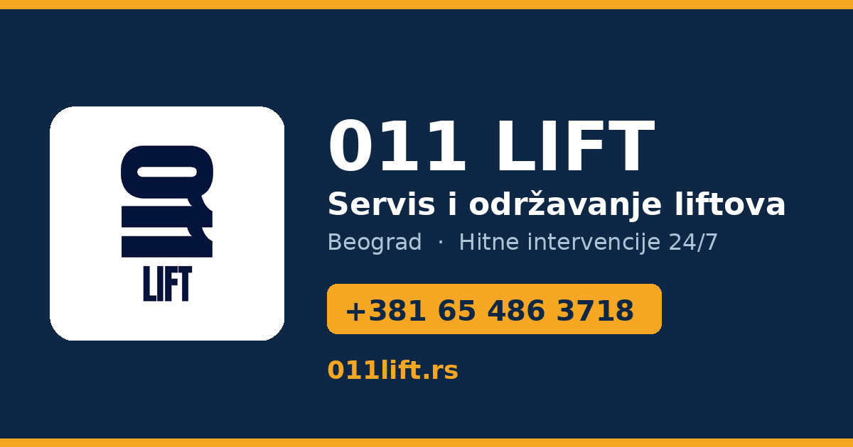 011 LIFT — sajt za servis liftova